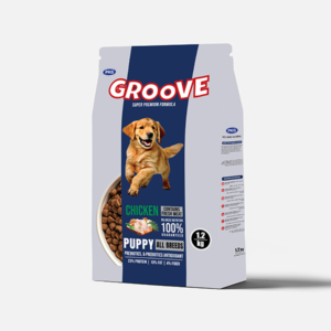 groove puppy food - chicken 1.2 kg
