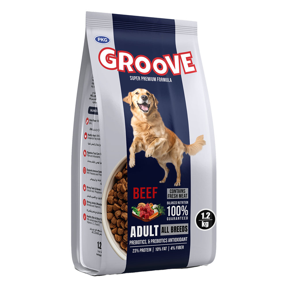 Groove Dog Food - Beef Flavor - 1.2 KG - Image 2