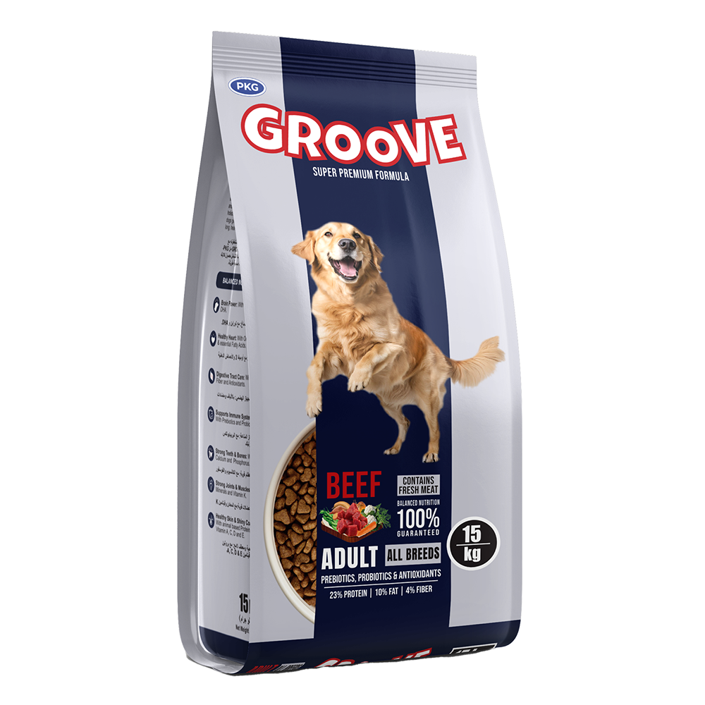 Groove Dog Food - Beef Flavor - 15 KG - Image 2