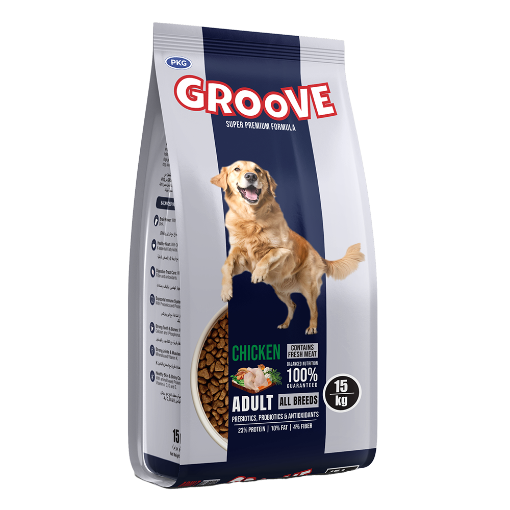 Groove Dog Food - Chicken Flavor - 15 KG - Image 2