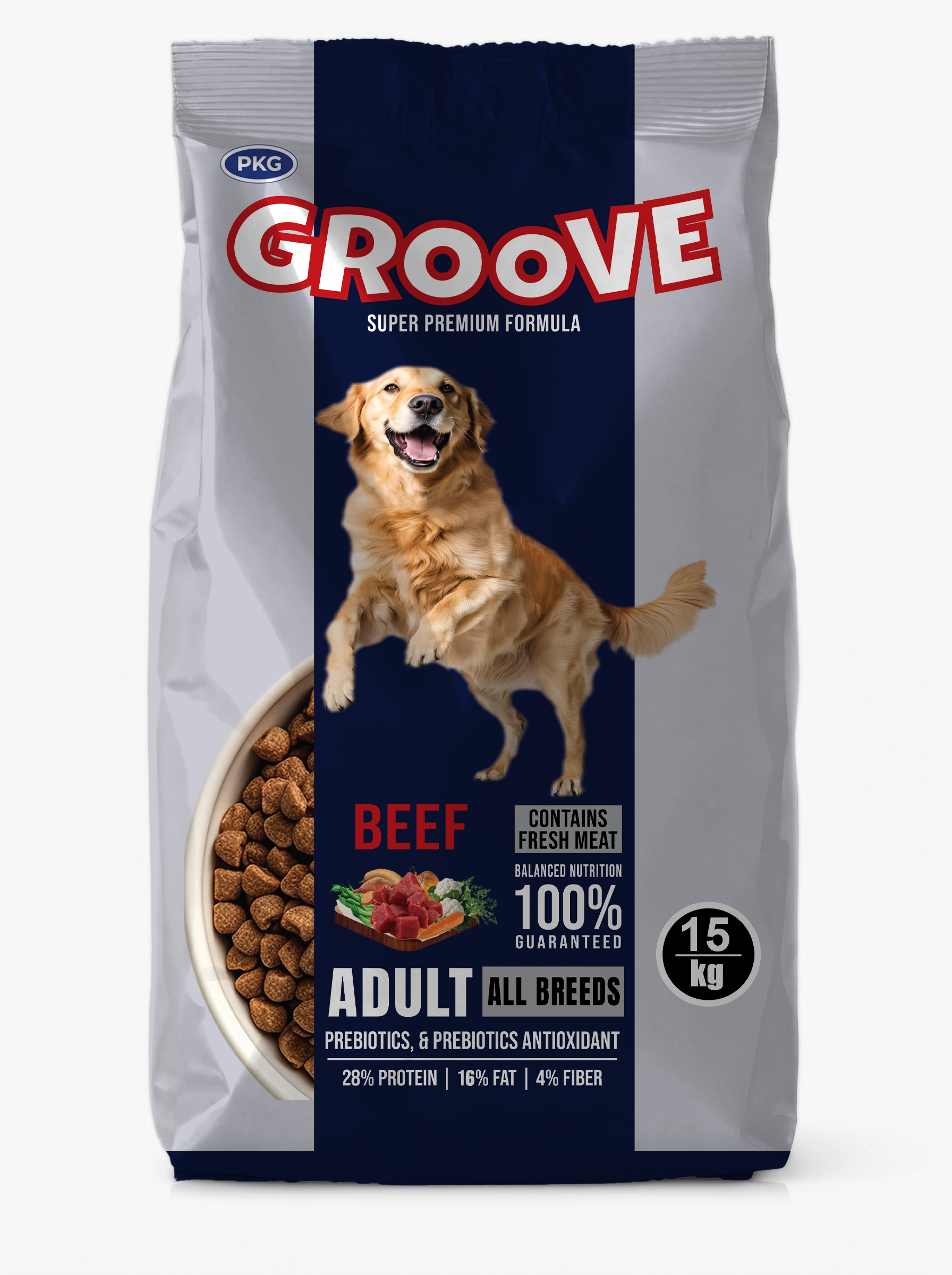 Groove Dog Food-High protein formula