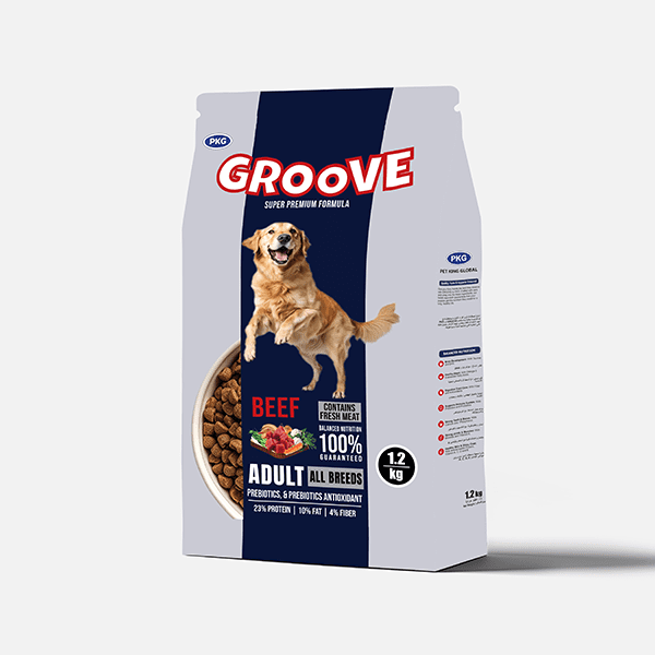 groove dog food - beef 1.2 kg